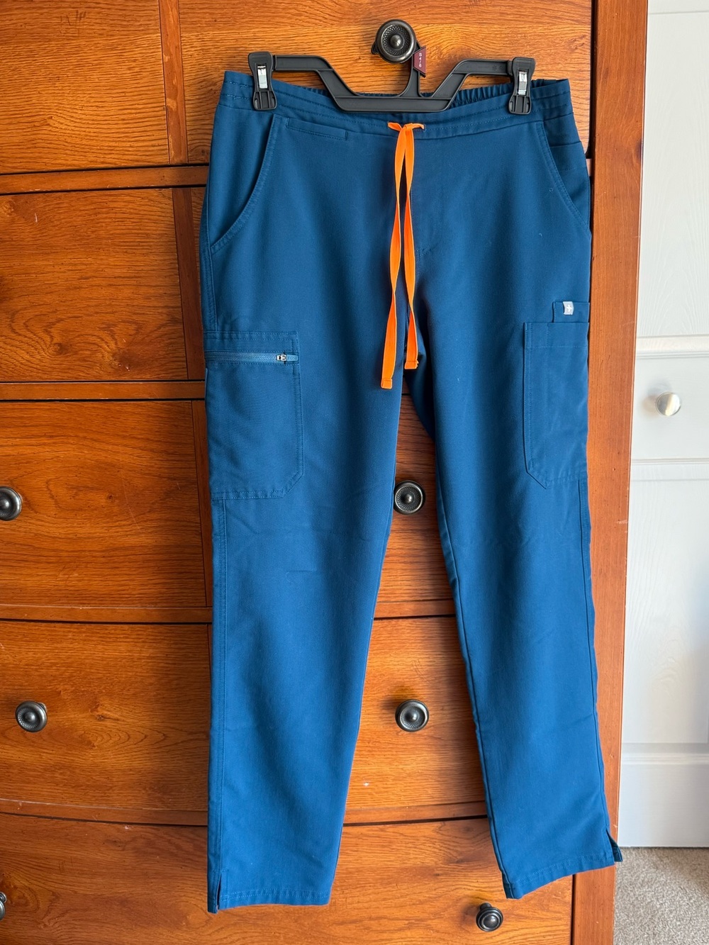 FIGS Yola Slim Scrub Pant SM Deep Reef